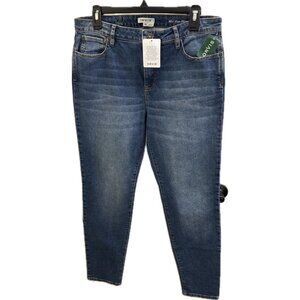 ORVIS Women's Skinny Jeans Mid-Rise Cotton Blue Size 14